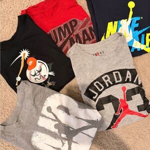 Nike Kids Short Sleeve Tees - Red, Black, Gray